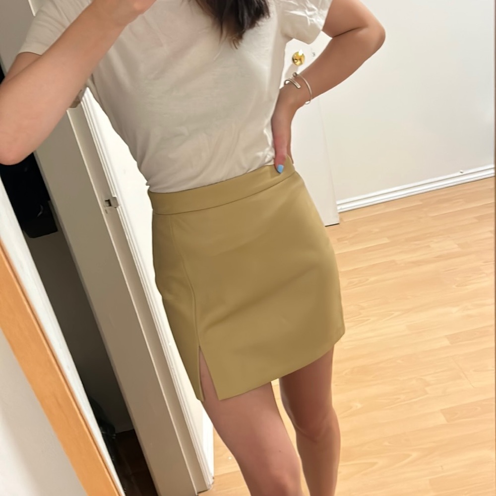 WILFRED PATIO SKIRT PU LEATHER